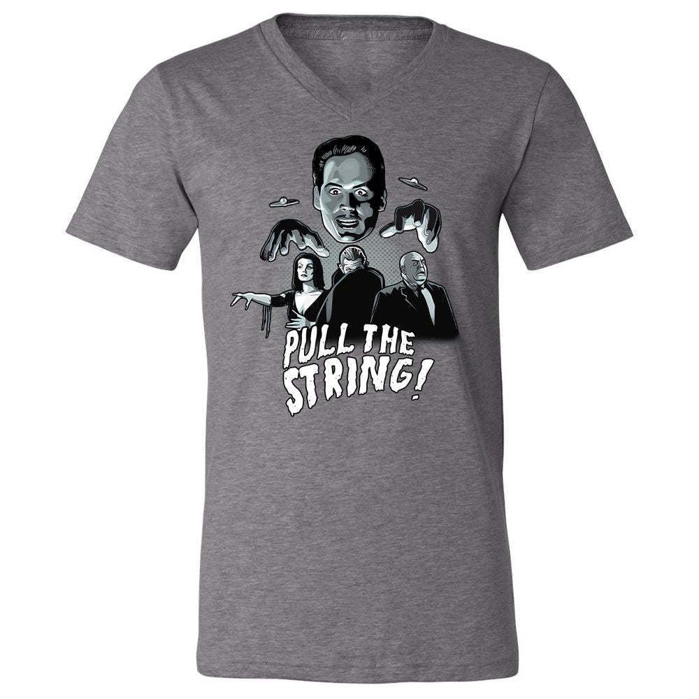 Unisex V-Neck T-Shirt - EHDHV3SY - Deep Heather - 13