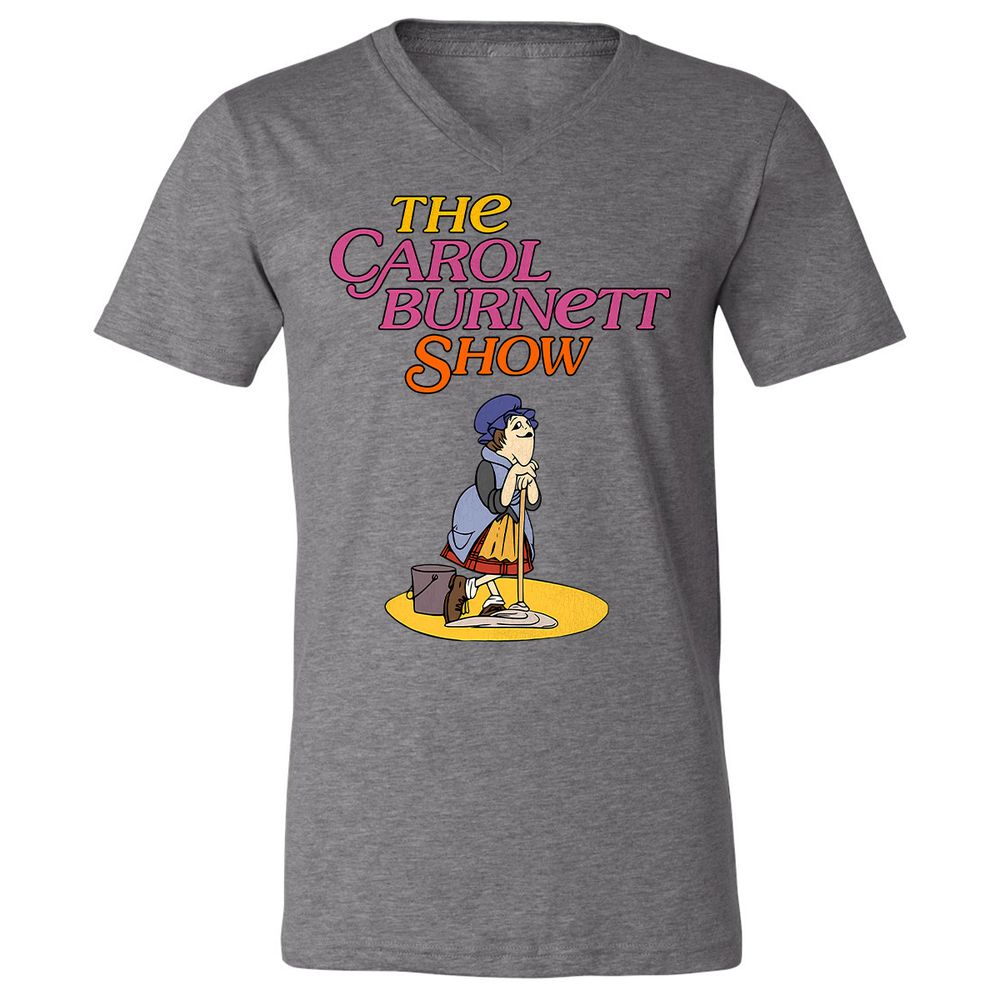 Unisex V-Neck T-Shirt - Z3V1L4M2 - Deep Heather - 13