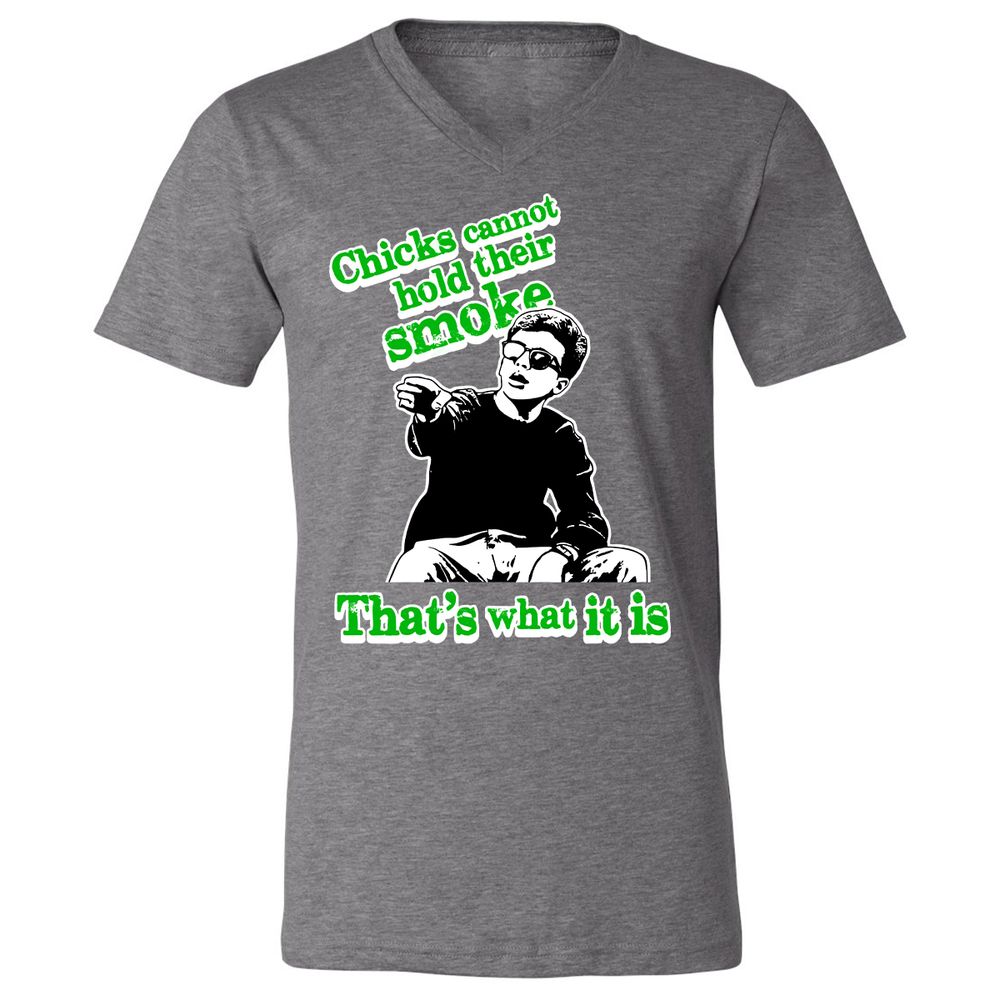 Unisex V-Neck T-Shirt - SVLVXA4P - Deep Heather - 13