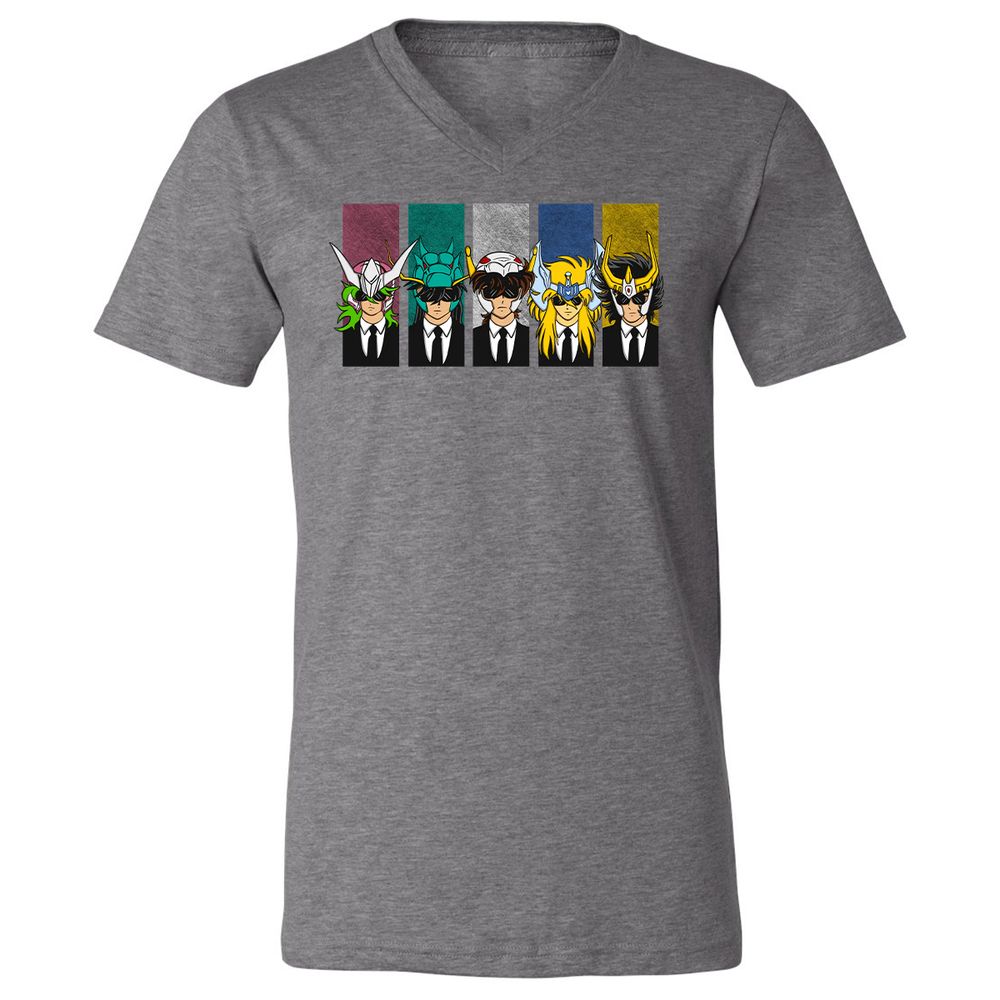 Unisex V-Neck T-Shirt - UG8762HX - Deep Heather - 13