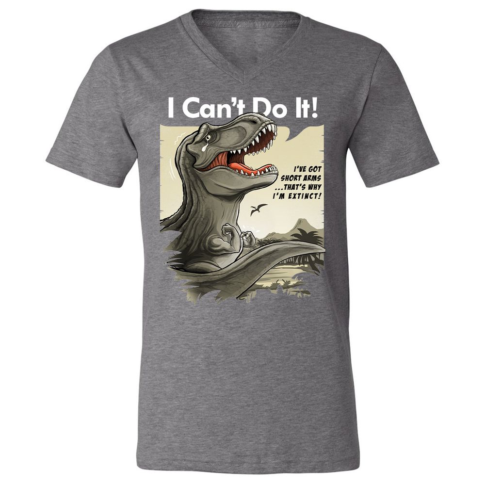 Unisex V-Neck T-Shirt - 2GM9G4FB - Deep Heather - 13