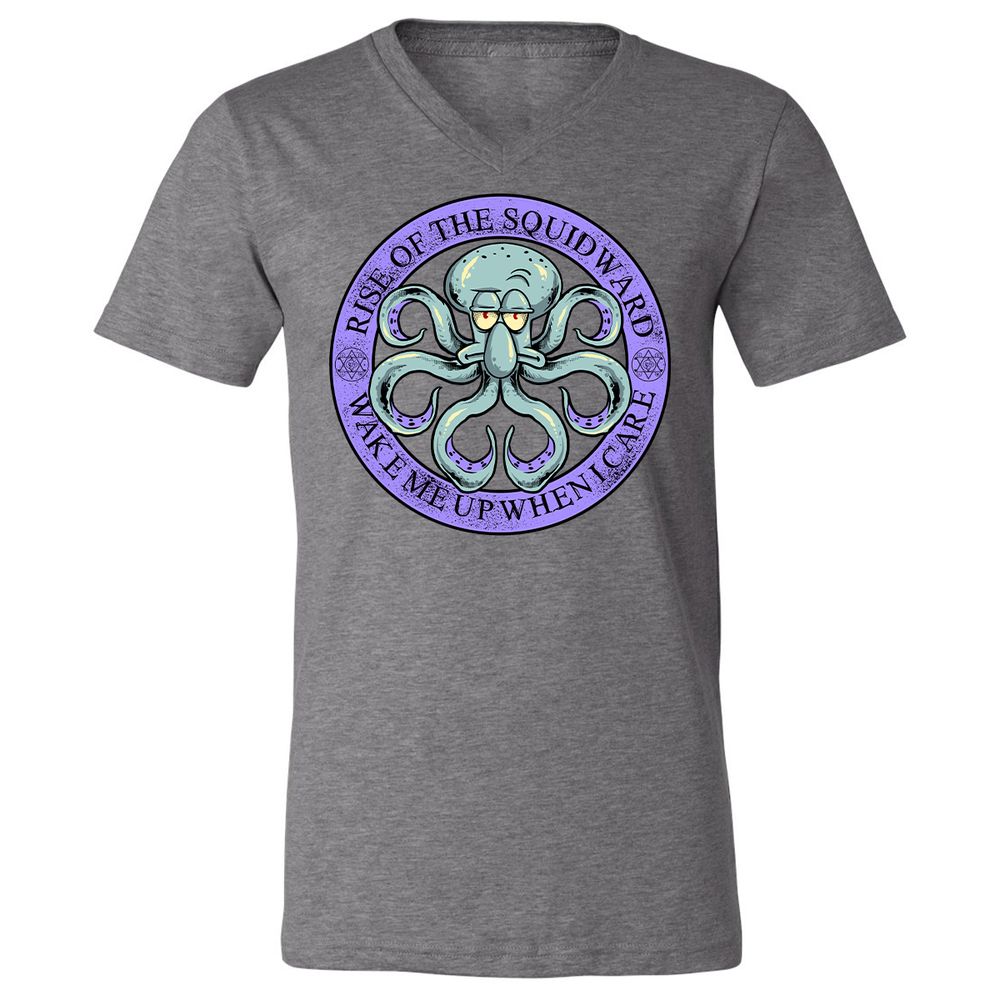 Unisex V-Neck T-Shirt - 27Q8A2G6 - Deep Heather - 13