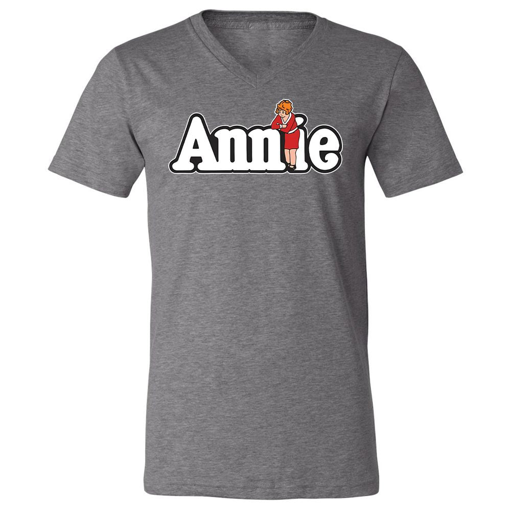 Unisex V-Neck T-Shirt - NQG1NV8N - Deep Heather - 13