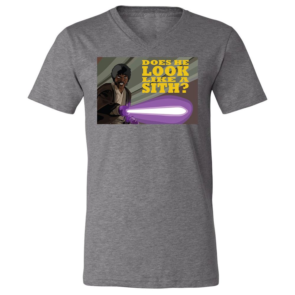 Unisex V-Neck T-Shirt - CEU62ZUE - Deep Heather - 13