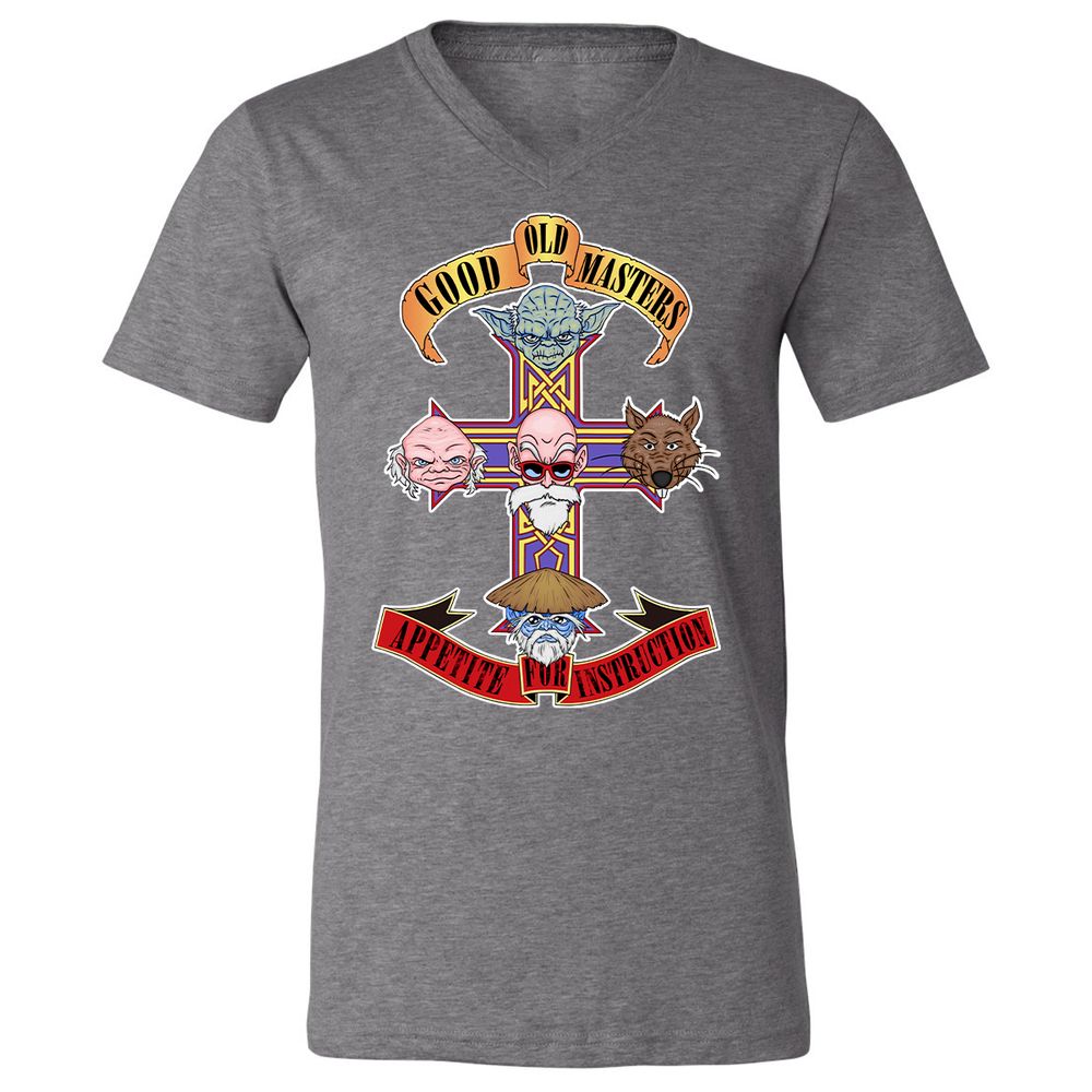 Unisex V-Neck T-Shirt - 25HNKFJU - Deep Heather - 13