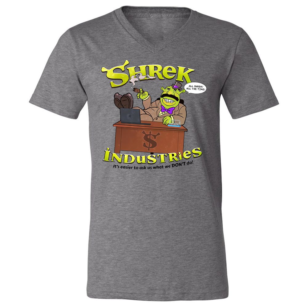 Unisex V-Neck T-Shirt - 69LWB4FM - Deep Heather - 13