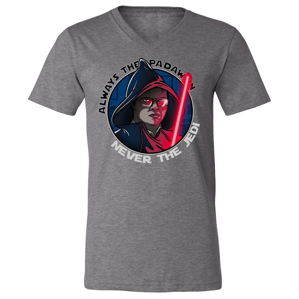 Unisex V-Neck T-Shirt - C5FKZ32J - Deep Heather - 13