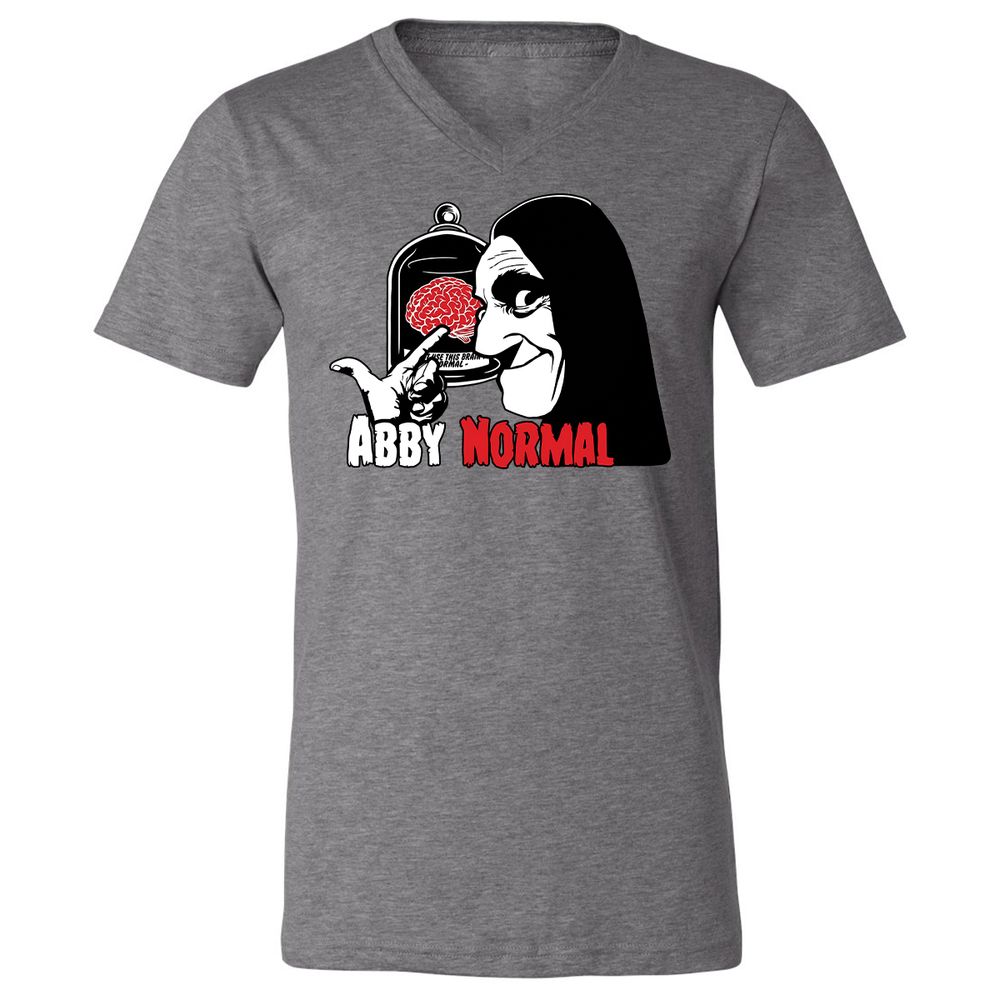 Unisex V-Neck T-Shirt - WKXHHZ8C - Deep Heather - 13