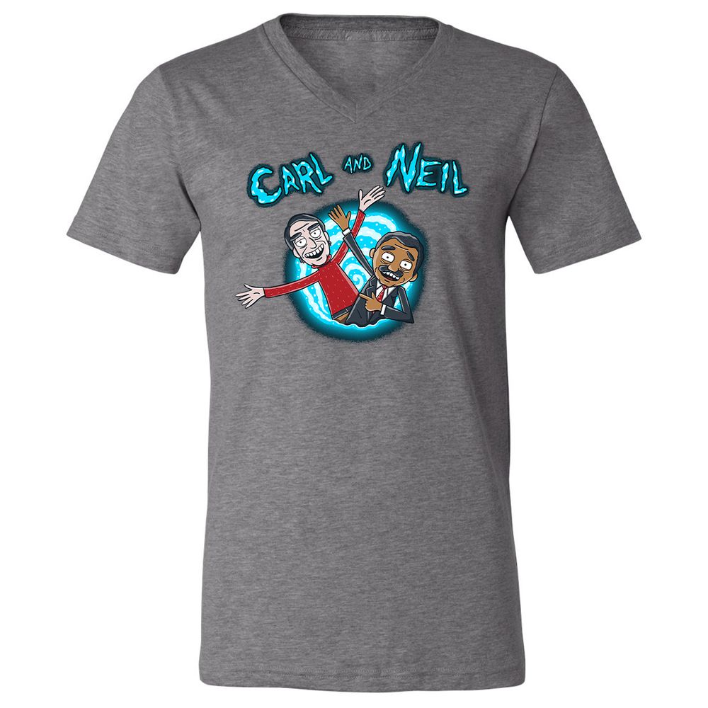 Unisex V-Neck T-Shirt - 6GF2NGBS - Deep Heather - 13