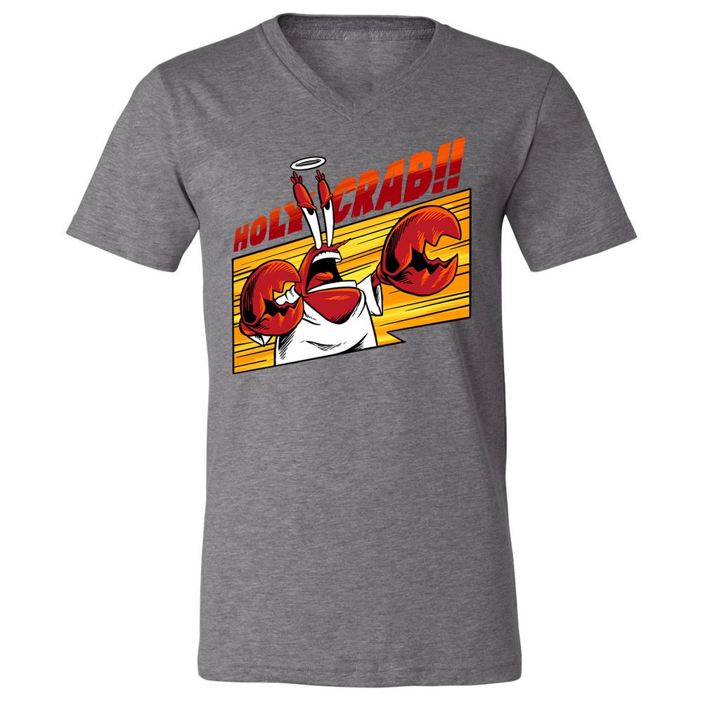 Unisex V-Neck T-Shirt - 9KQY65US - Deep Heather - 13