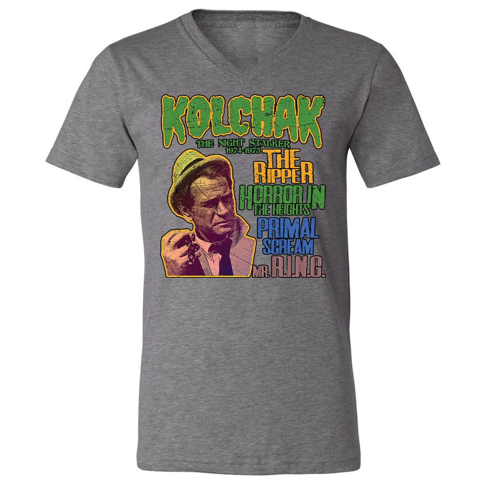 Unisex V-Neck T-Shirt - 51NUTT3B - Deep Heather - 13