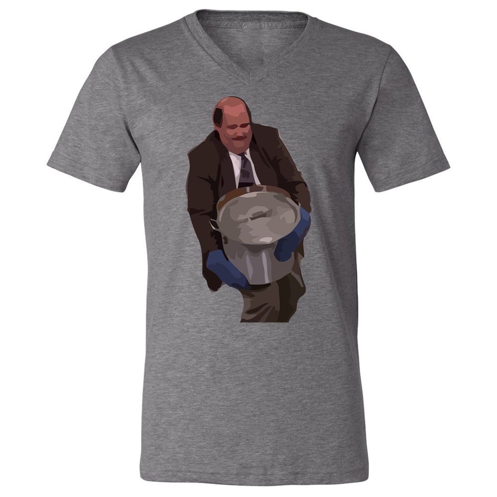 Unisex V-Neck T-Shirt - DMTYG66T - Deep Heather - 13