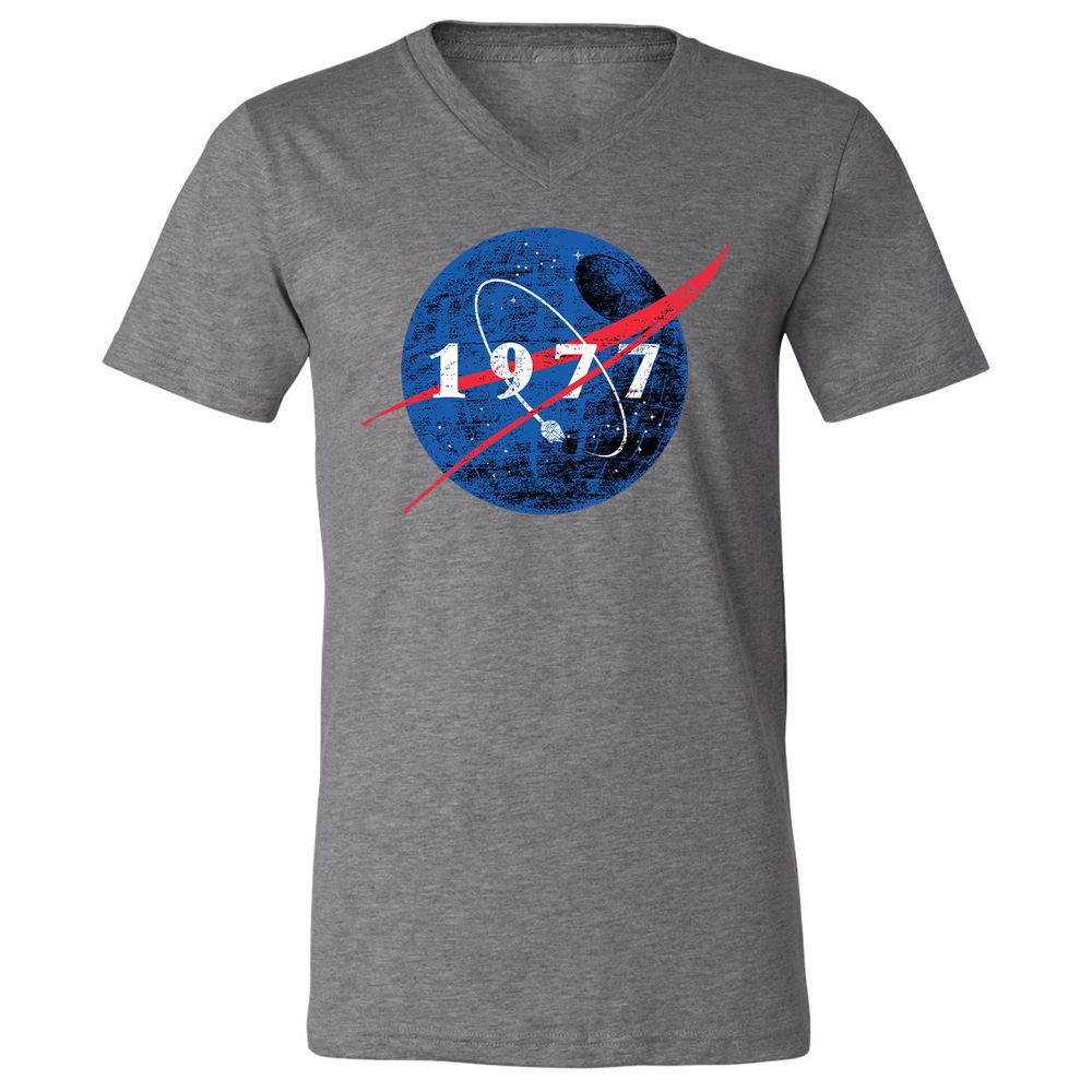 Unisex V-Neck T-Shirt - 2WGG57SE - Deep Heather - 13