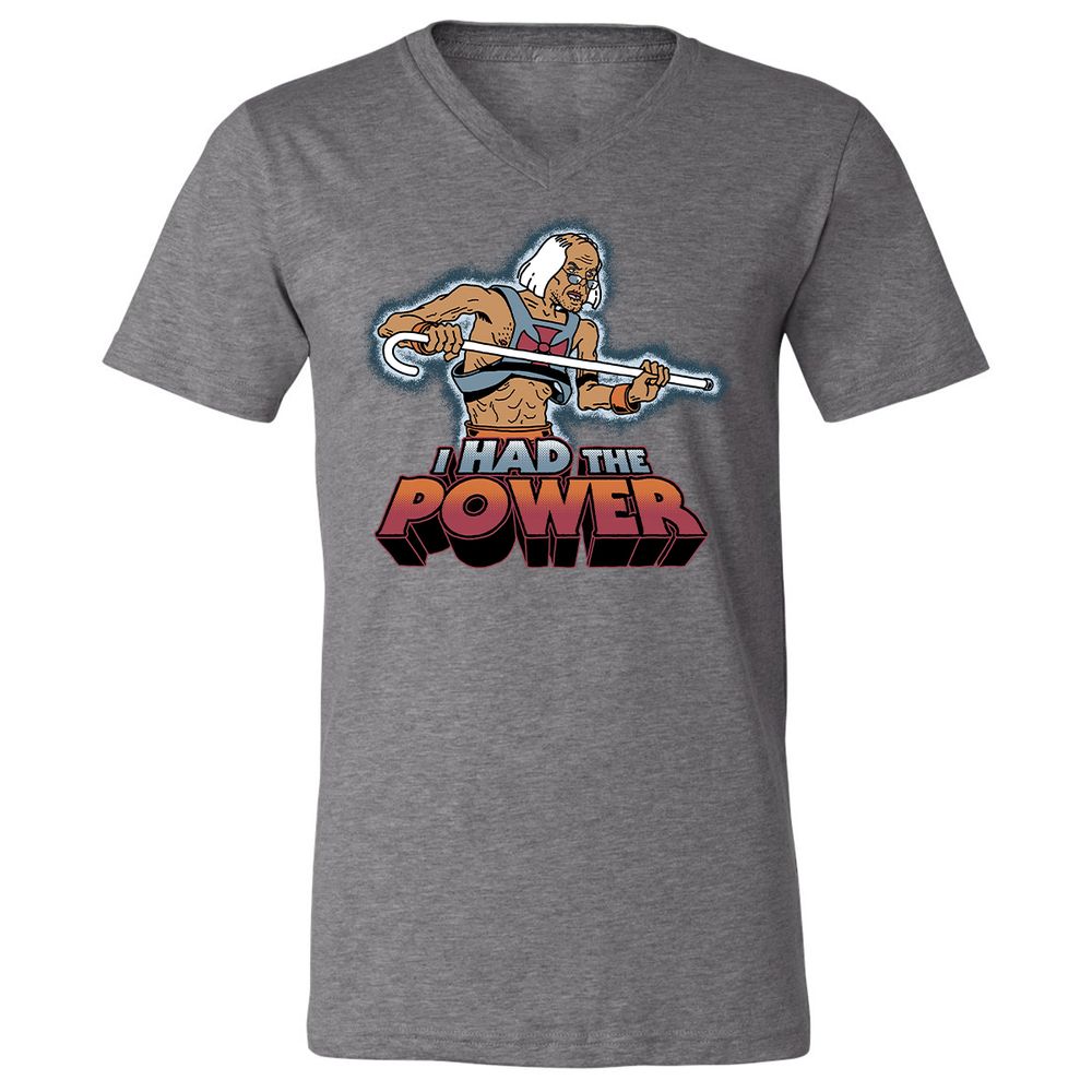 Unisex V-Neck T-Shirt - ZM6RUJN3 - Deep Heather - 13