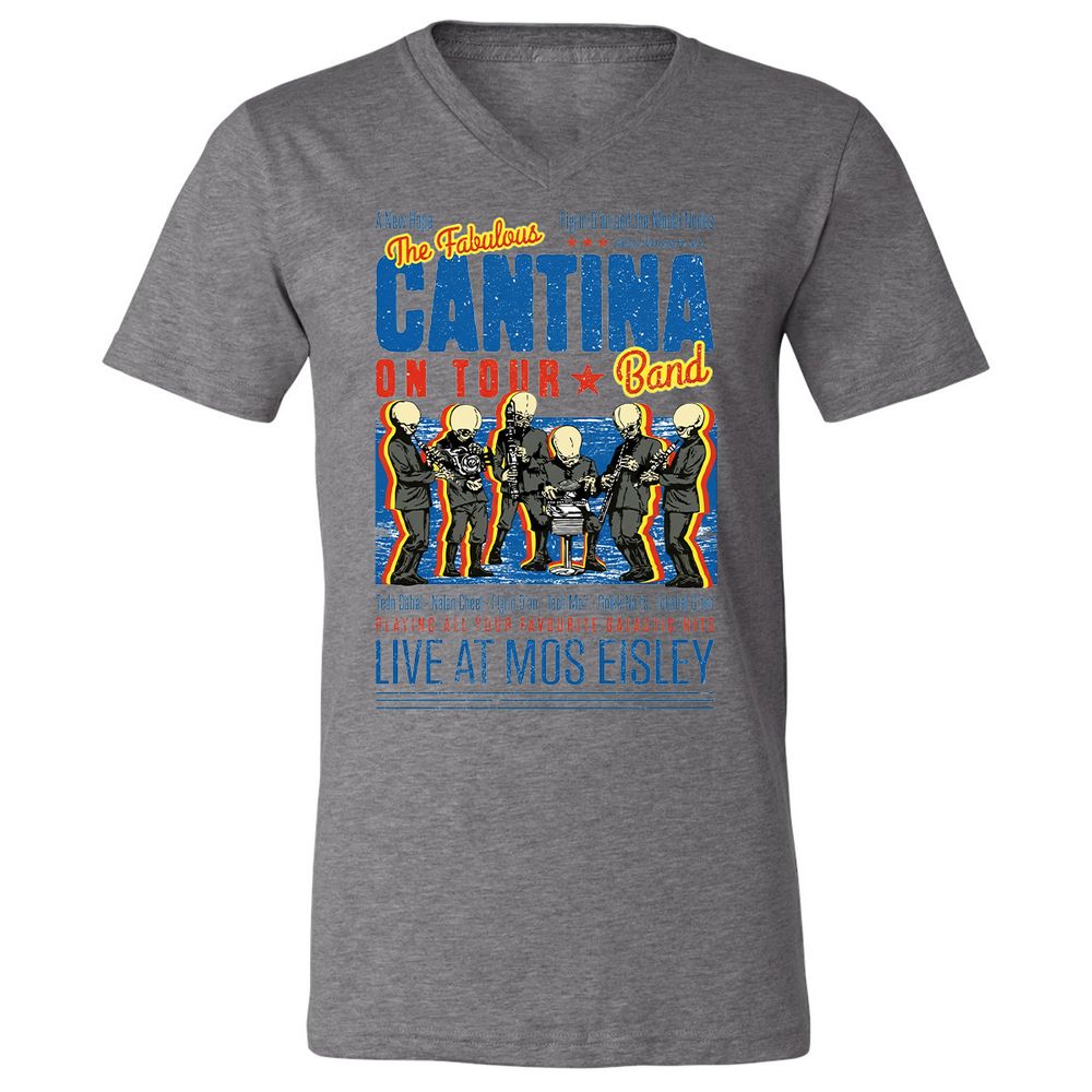 Unisex V-Neck T-Shirt - C775UAHA - Deep Heather - 13