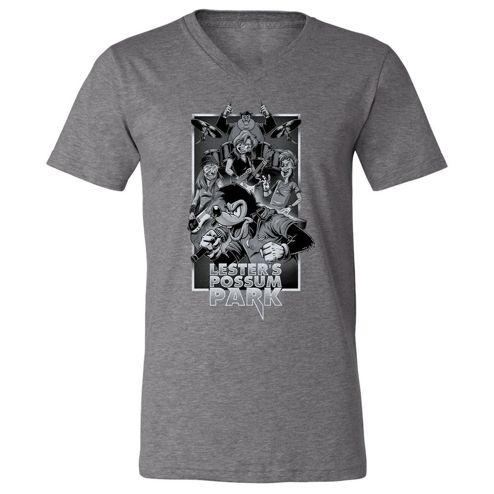 Unisex V-Neck T-Shirt - 76ZX1DL2 - Deep Heather - 13