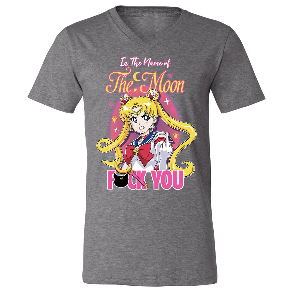 Unisex V-Neck T-Shirt - 2ASAKH56 - Deep Heather - 13
