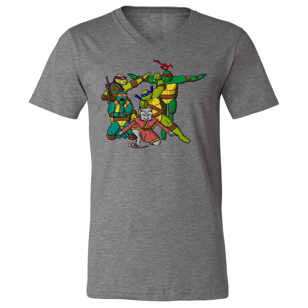 Unisex V-Neck T-Shirt - T26LCHZ8 - Deep Heather - 13