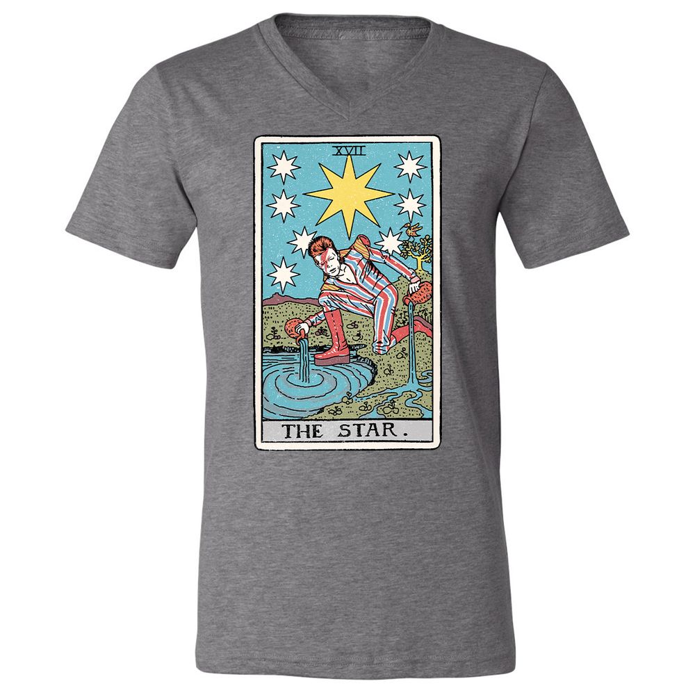 Unisex V-Neck T-Shirt - S8BLAS6E - Deep Heather - 13