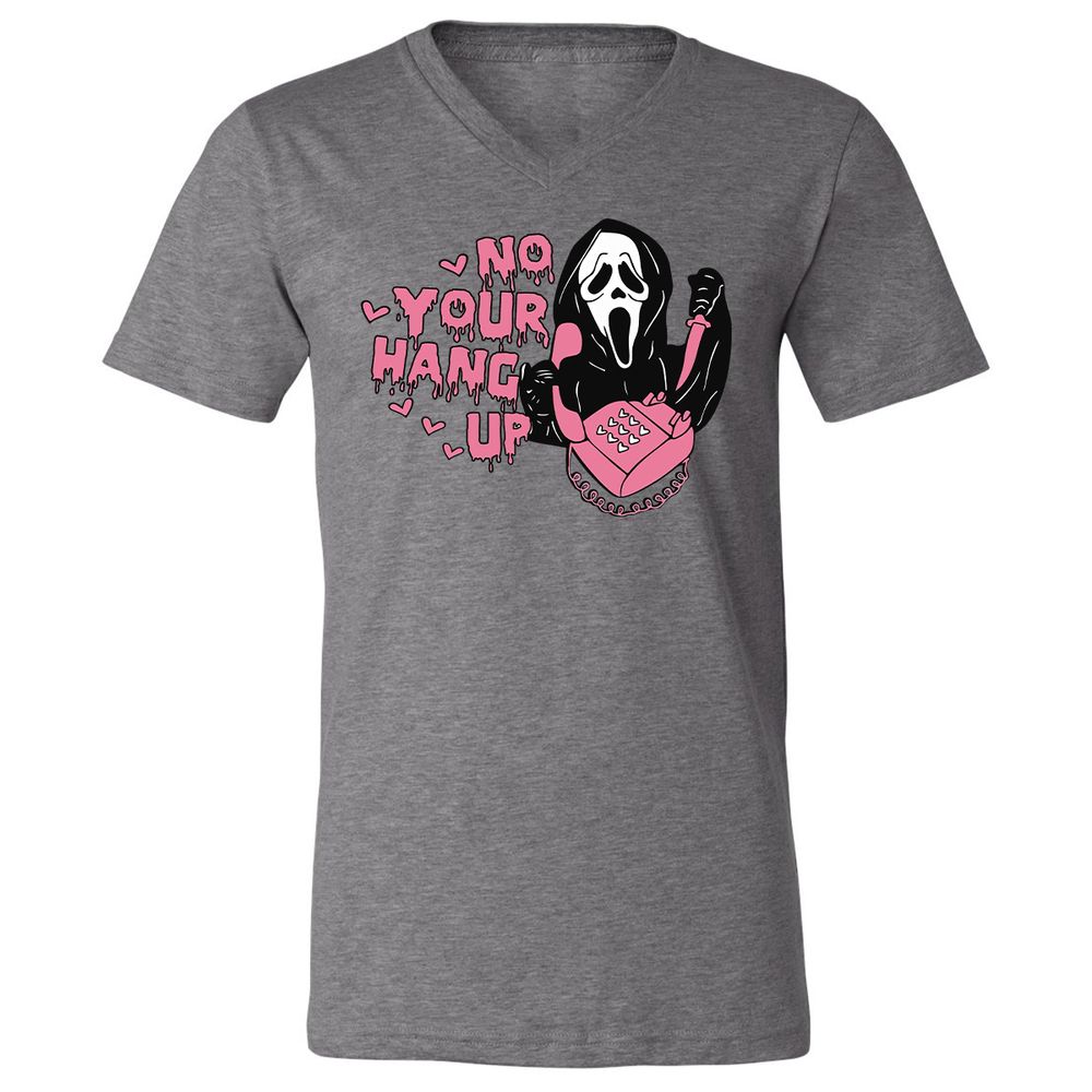 Unisex V-Neck T-Shirt - J9M7CK15 - Deep Heather - 13