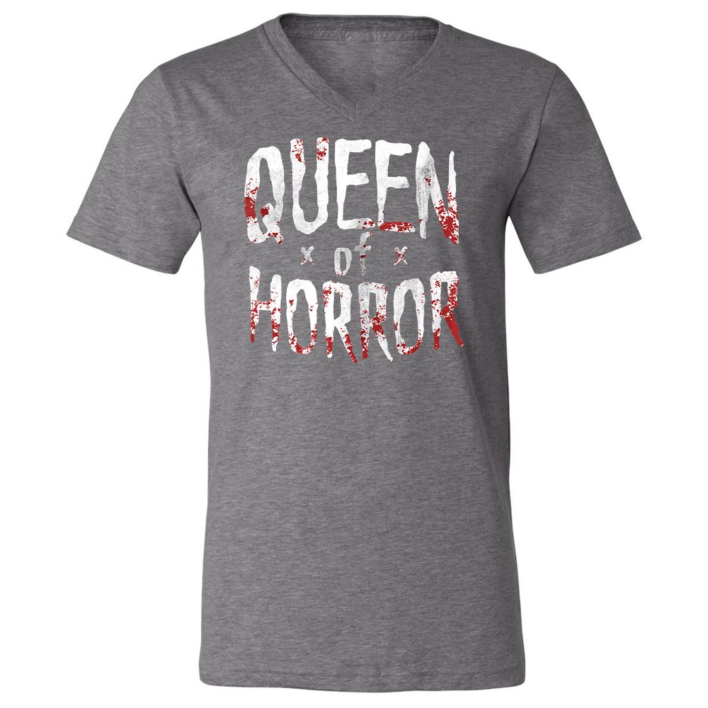 Unisex V-Neck T-Shirt - NFZNU3F8 - Deep Heather - 13