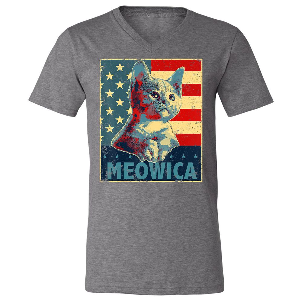 Unisex V-Neck T-Shirt - Z6EFX86C - Deep Heather - 13