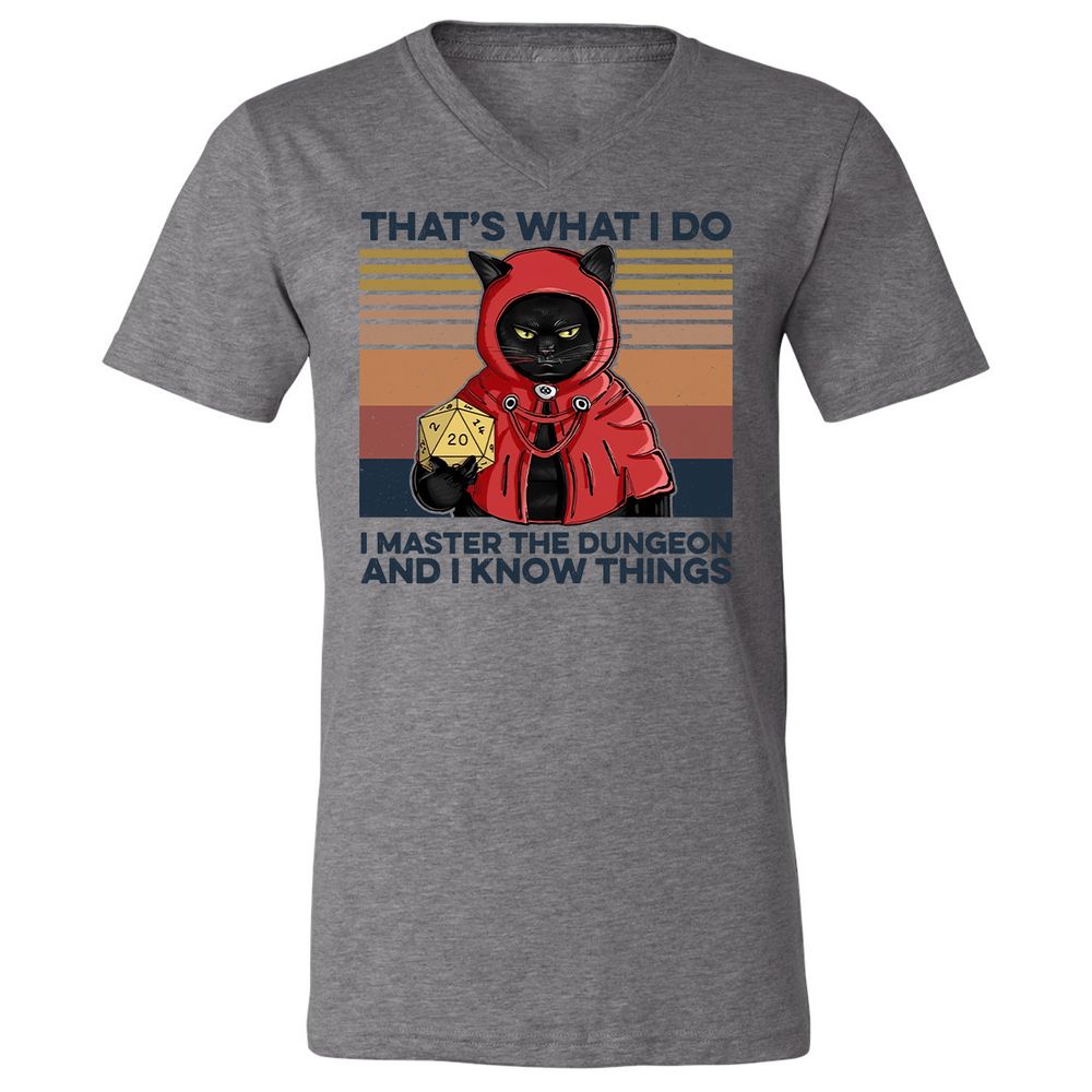 Unisex V-Neck T-Shirt - 36G9YL6T - Deep Heather - 13