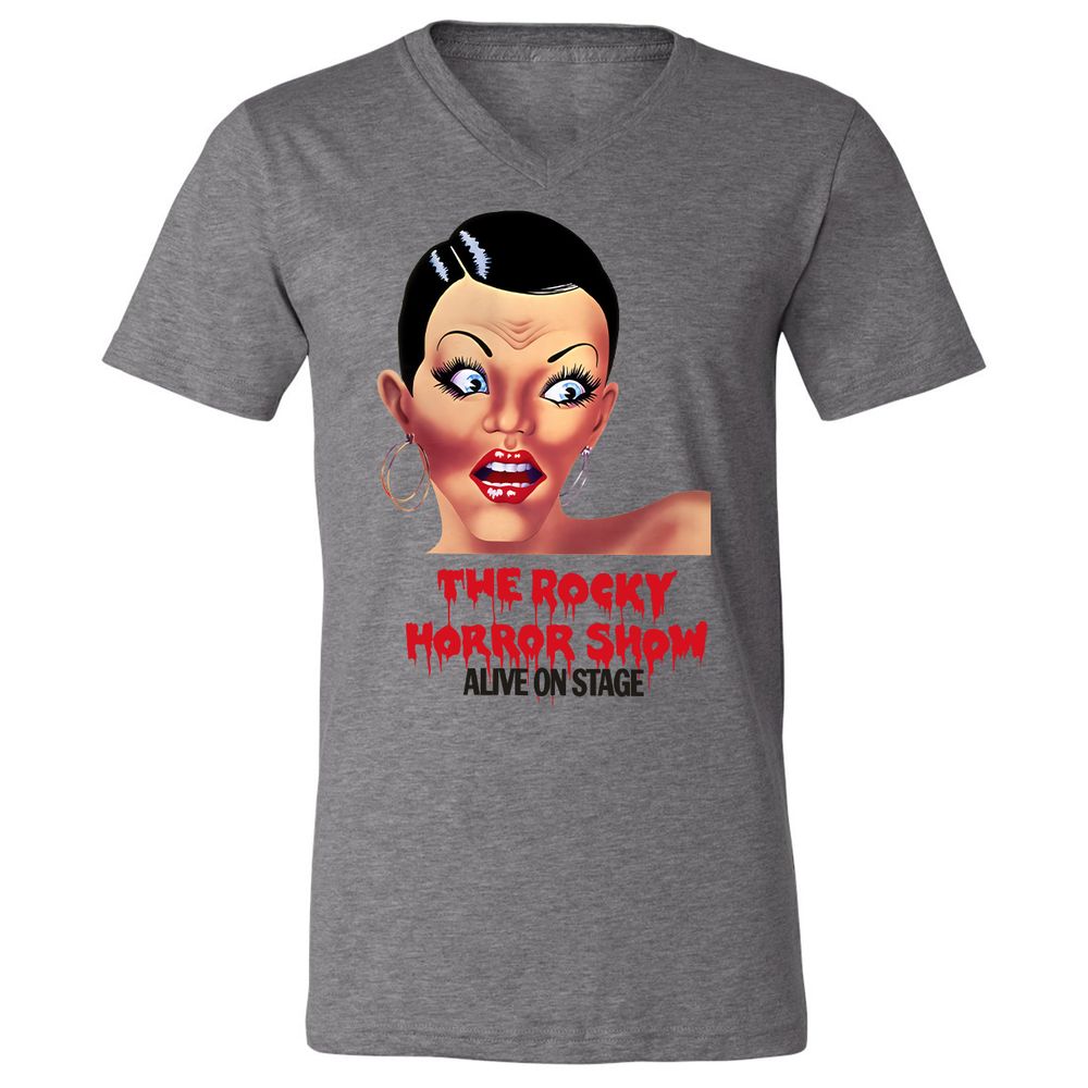 Unisex V-Neck T-Shirt - T3EACHTJ - Deep Heather - 13