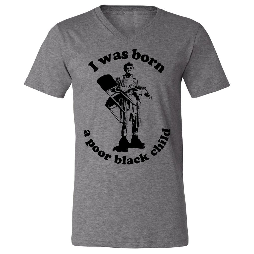Unisex V-Neck T-Shirt - 2PWJ2PJM - Deep Heather - 13