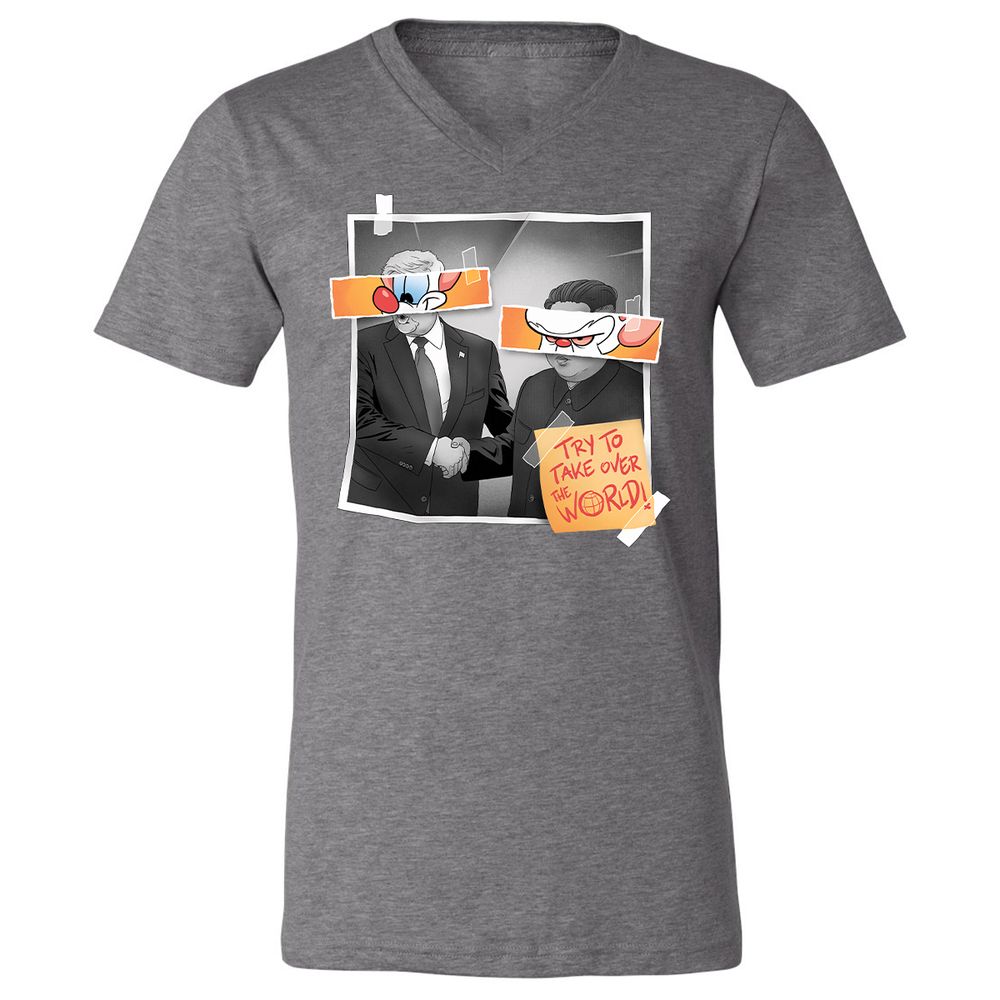 Unisex V-Neck T-Shirt - R3CK235M - Deep Heather - 13