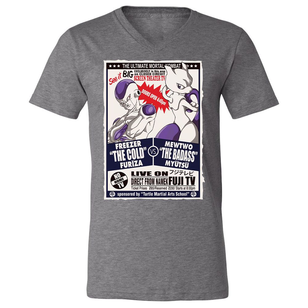 Unisex V-Neck T-Shirt - VLVLHBJ6 - Deep Heather - 13