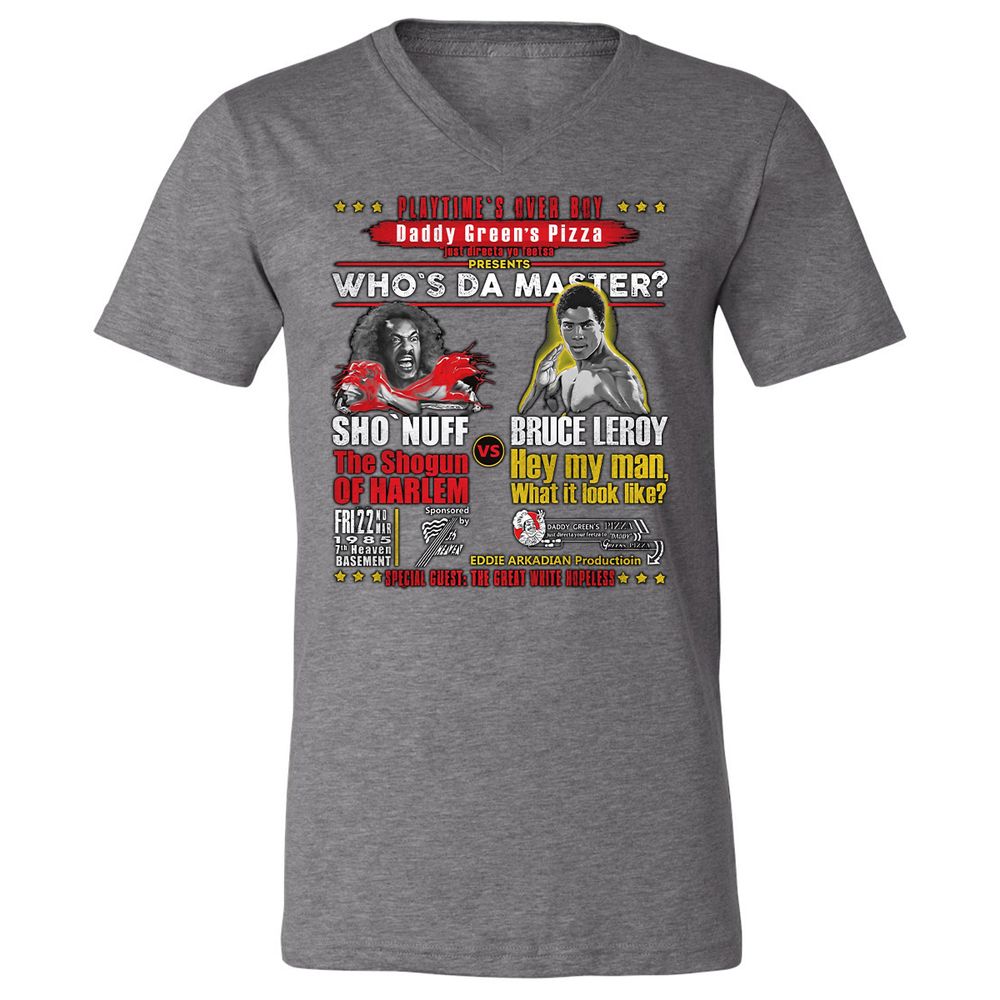 Unisex V-Neck T-Shirt - P8NQ9STW - Deep Heather - 13