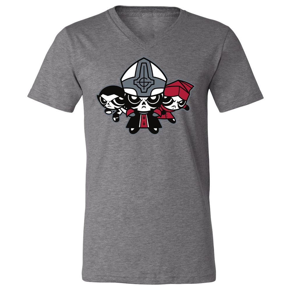 Unisex V-Neck T-Shirt - A5WJEP5Z - Deep Heather - 13