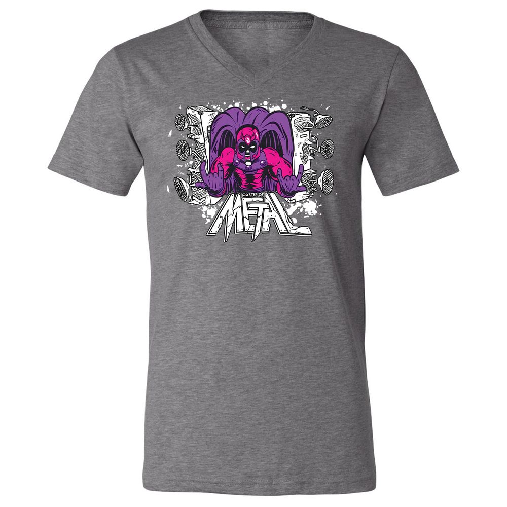 Unisex V-Neck T-Shirt - DJZ7S578 - Deep Heather - 13