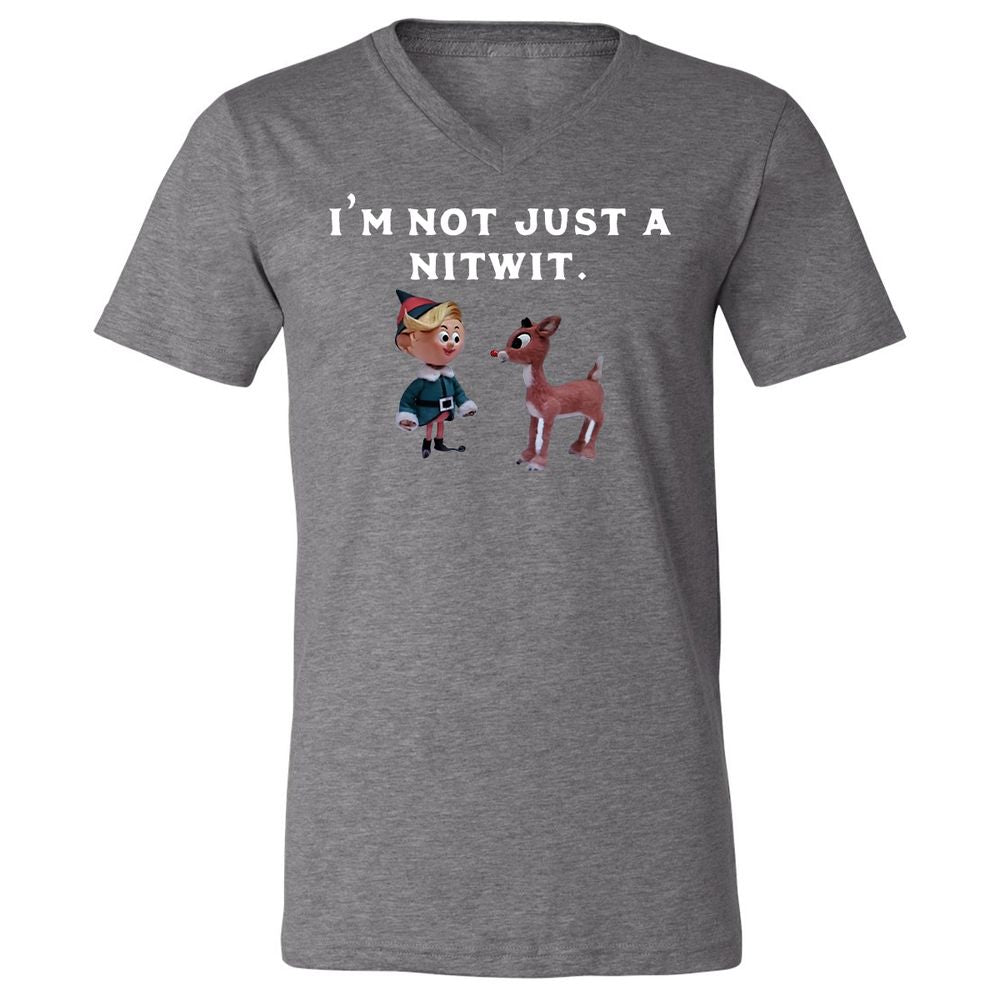 Unisex V-Neck T-Shirt - DPNMDE54 - Deep Heather - 13