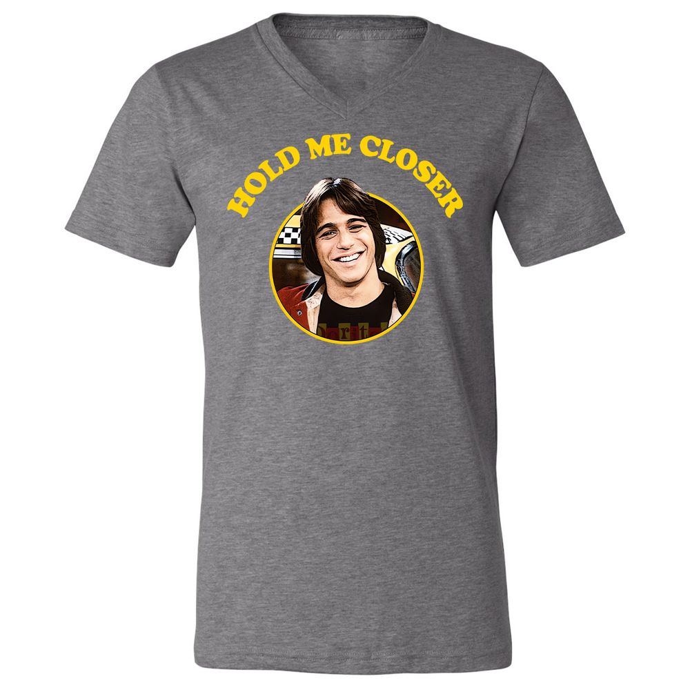 Unisex V-Neck T-Shirt - 4JC3JY5W - Deep Heather - 13