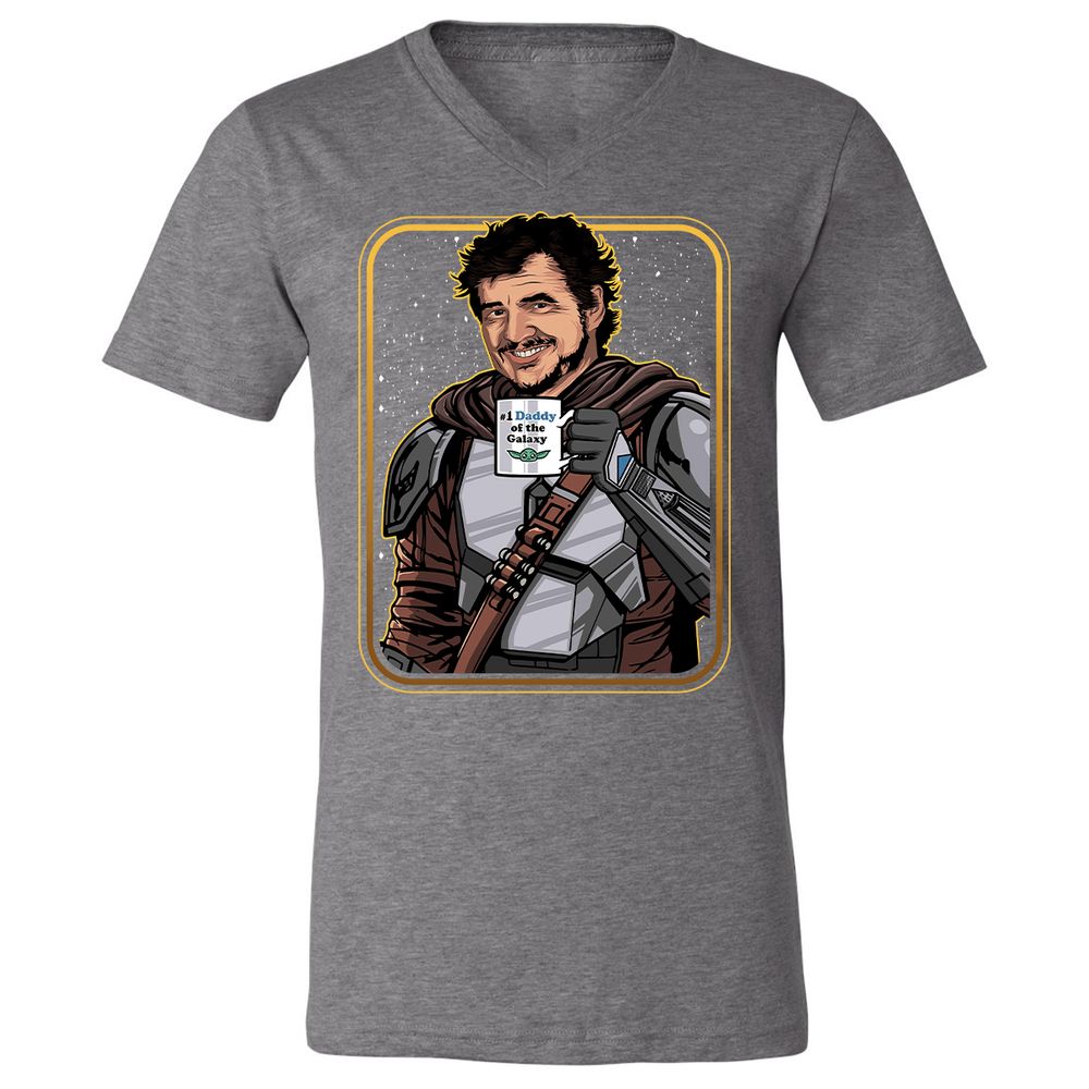 Unisex V-Neck T-Shirt - MGHKXFPU - Deep Heather - 13