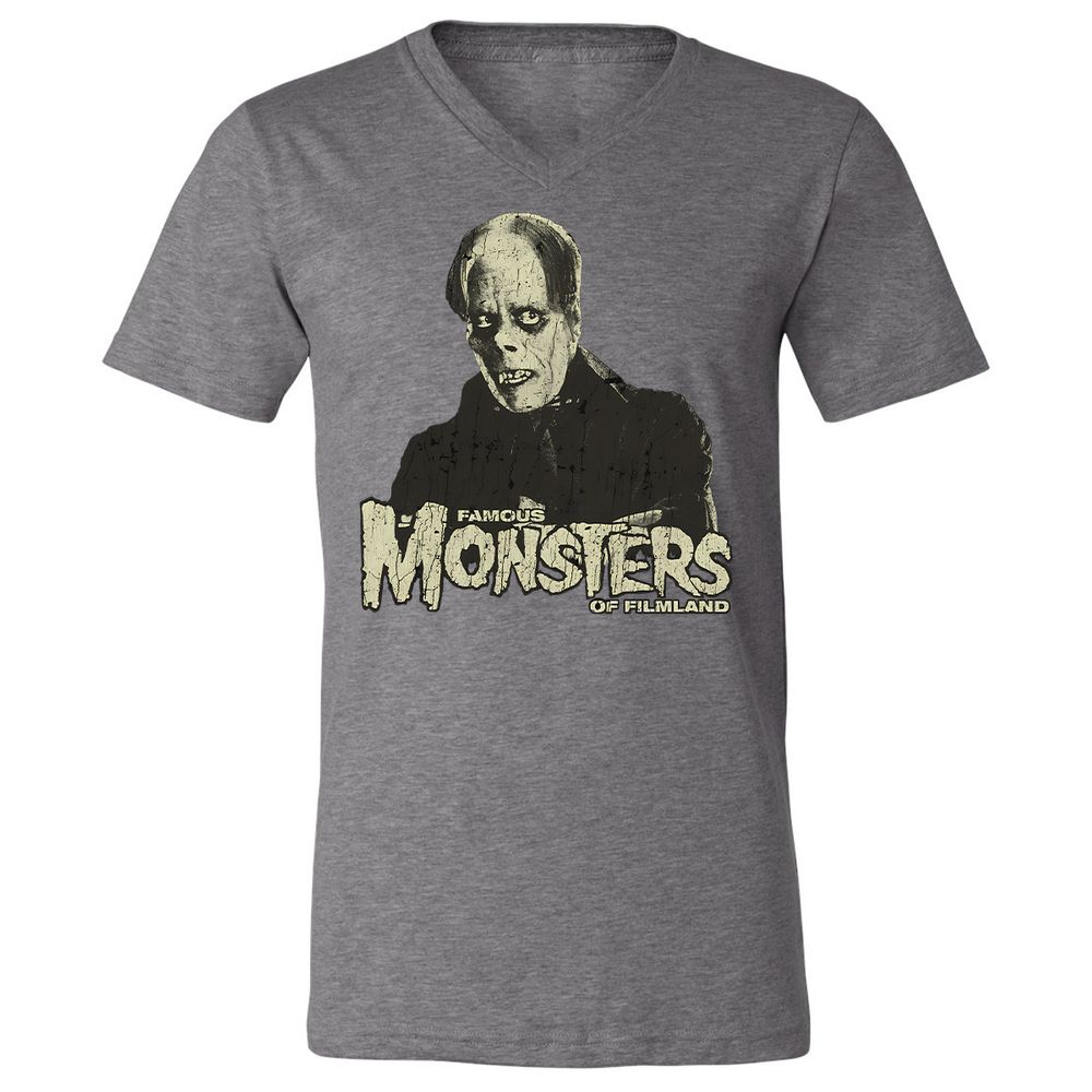 Unisex V-Neck T-Shirt - 69HZ2S8F - Deep Heather - 13