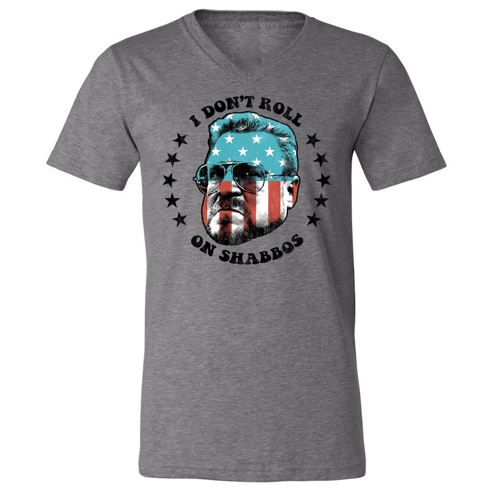 Unisex V-Neck T-Shirt - ZFX29XY1 - Deep Heather - 13