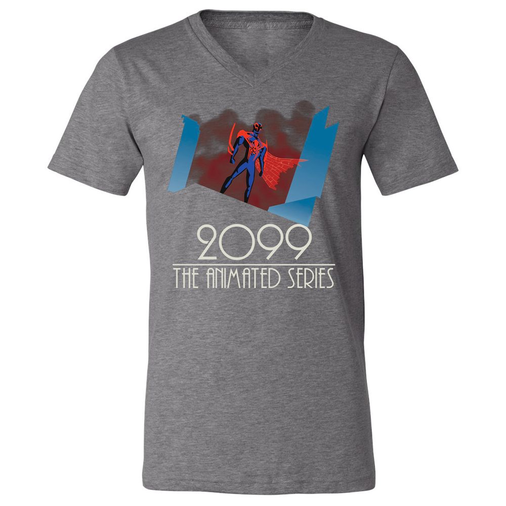 Unisex V-Neck T-Shirt - 3GB3EGX8 - Deep Heather - 13