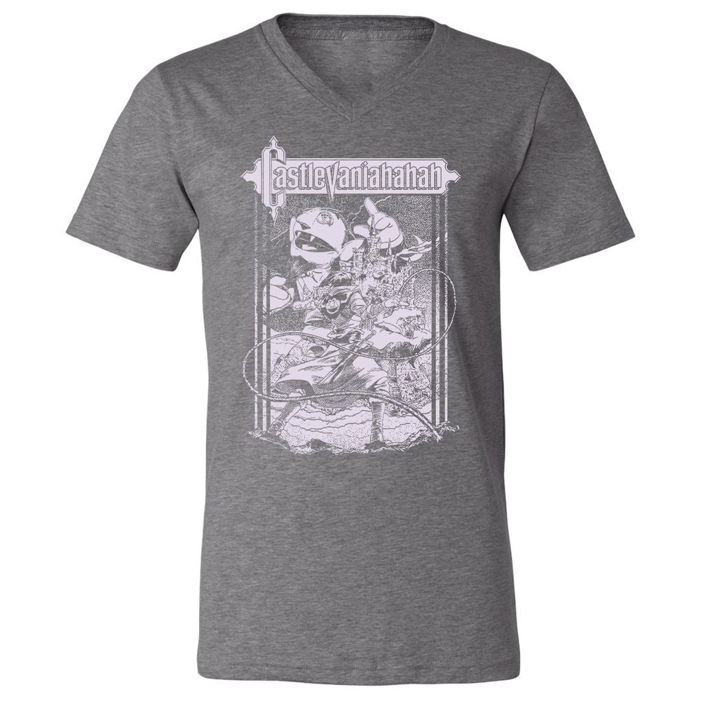 Unisex V-Neck T-Shirt - UL187RWZ - Deep Heather - 13