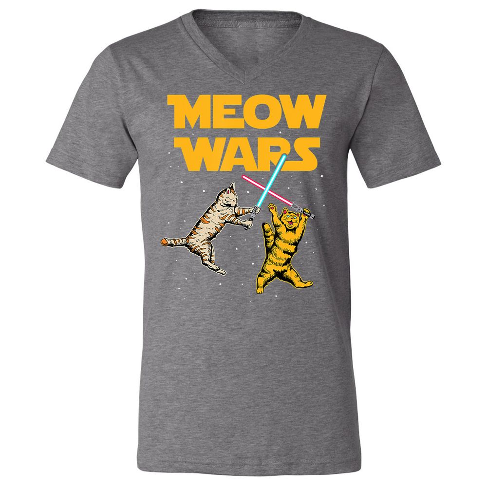 Unisex V-Neck T-Shirt - 2Z96QF1T - Deep Heather - 13