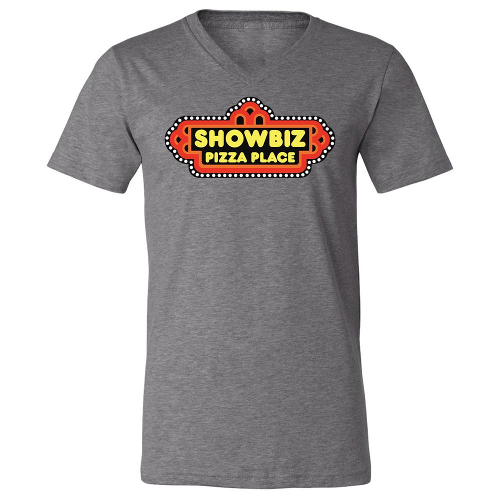 Unisex V-Neck T-Shirt - CNWXB6JX - Deep Heather - 13
