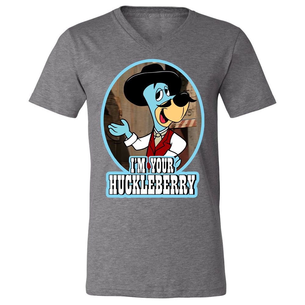 Unisex V-Neck T-Shirt - 8XYAZ9V8 - Deep Heather - 13