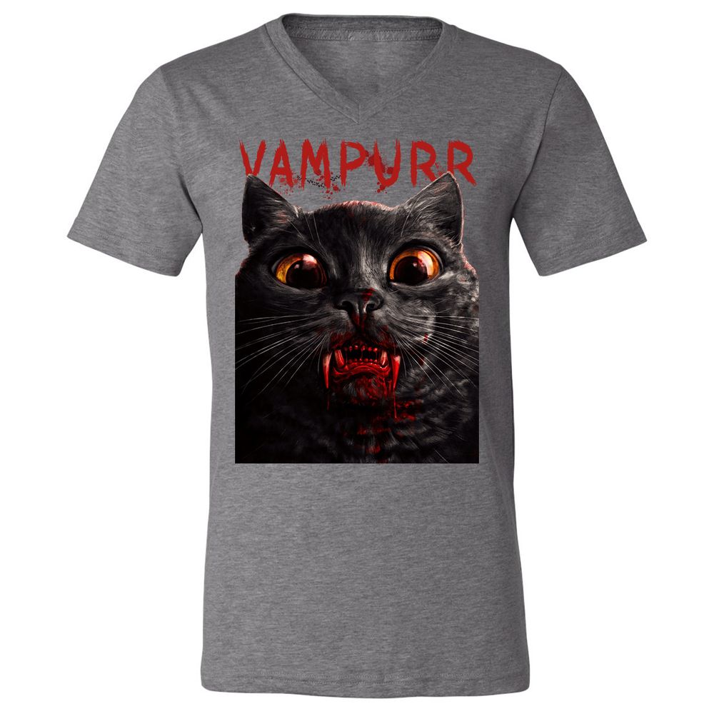 Unisex V-Neck T-Shirt - N7A8A96D - Deep Heather - 13