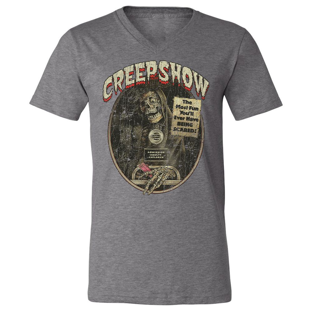 Unisex V-Neck T-Shirt - TSXL8QN3 - Deep Heather - 13
