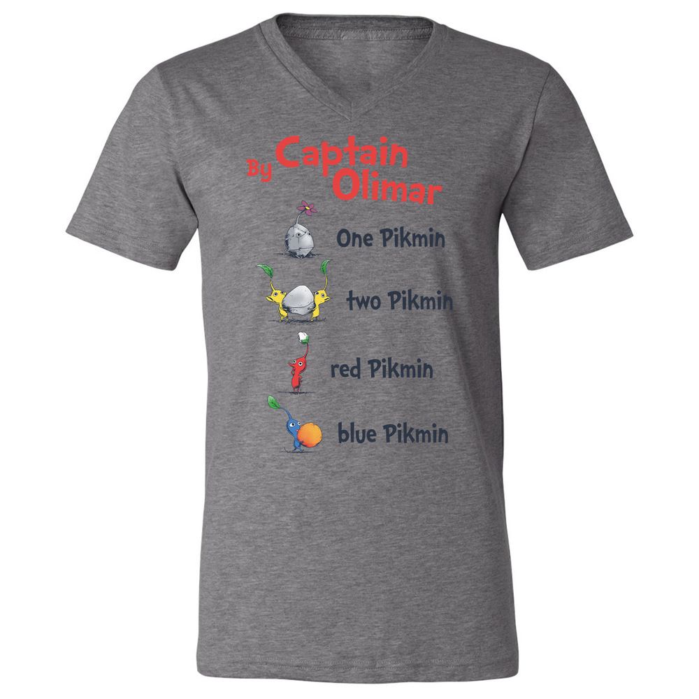 Unisex V-Neck T-Shirt - KH8FSEPL - Deep Heather - 13