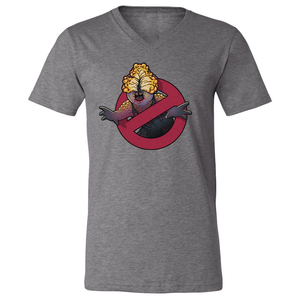 Unisex V-Neck T-Shirt - YRMTJ6NB - Deep Heather - 13