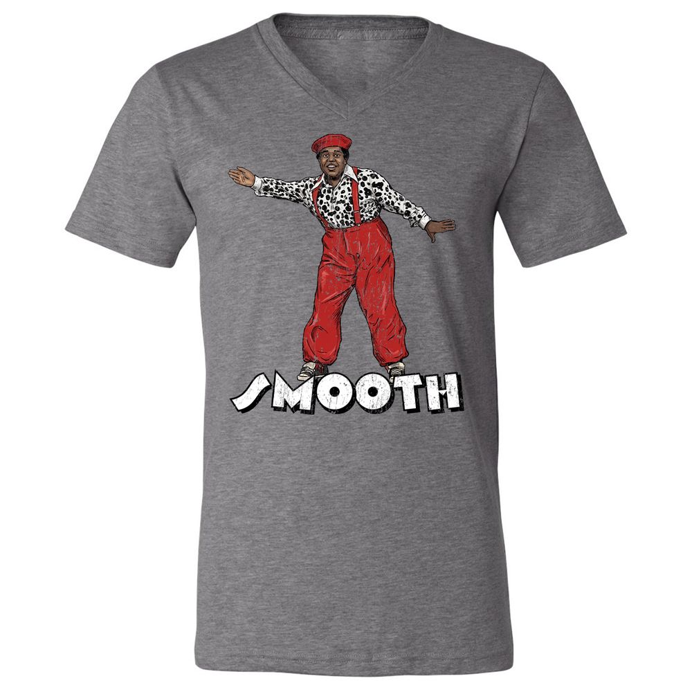 Unisex V-Neck T-Shirt - K9KZVMKX - Deep Heather - 13