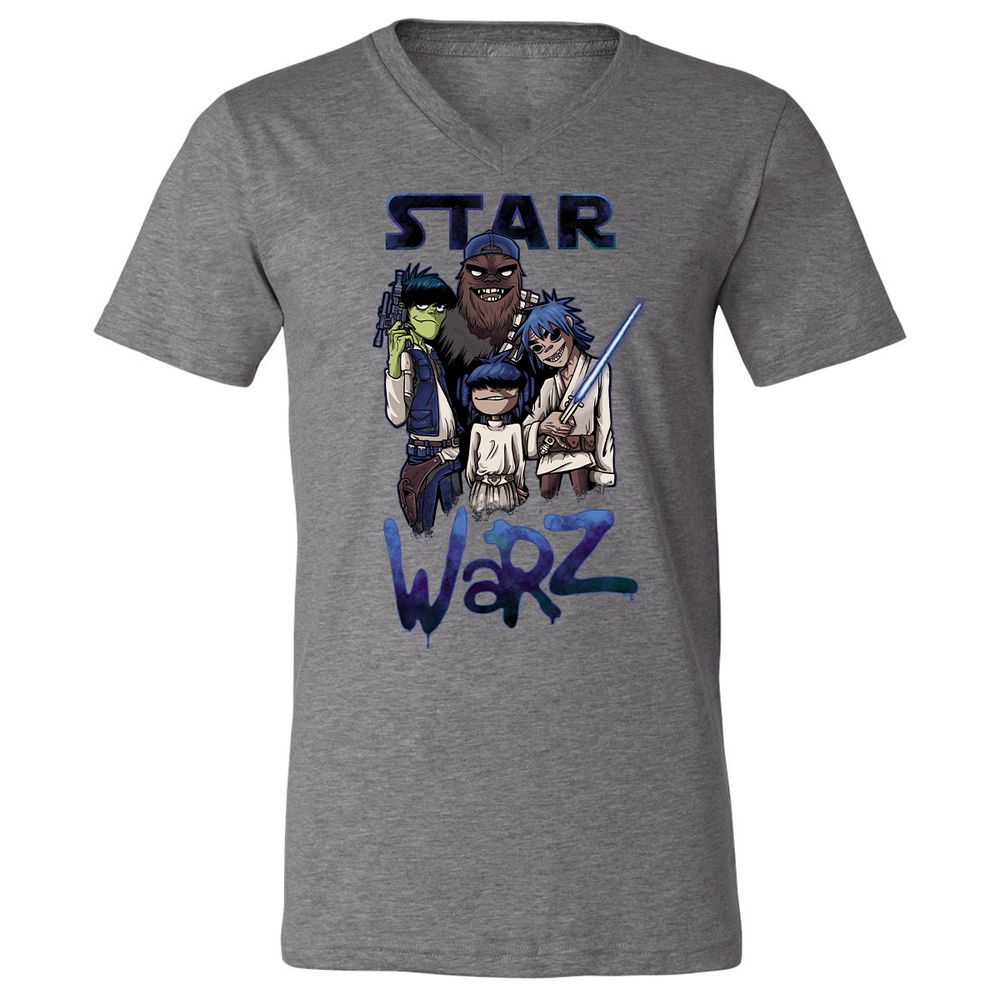 Unisex V-Neck T-Shirt - JU23ZCYD - Deep Heather - 13